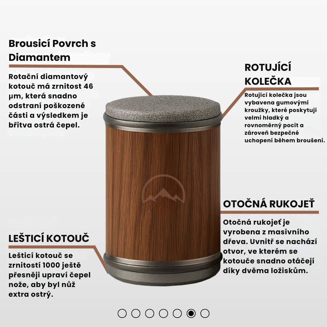 Rotující Brousek s Diamantovými Zrnky – Morvix™